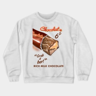 Chocolate Commercial Crewneck Sweatshirt